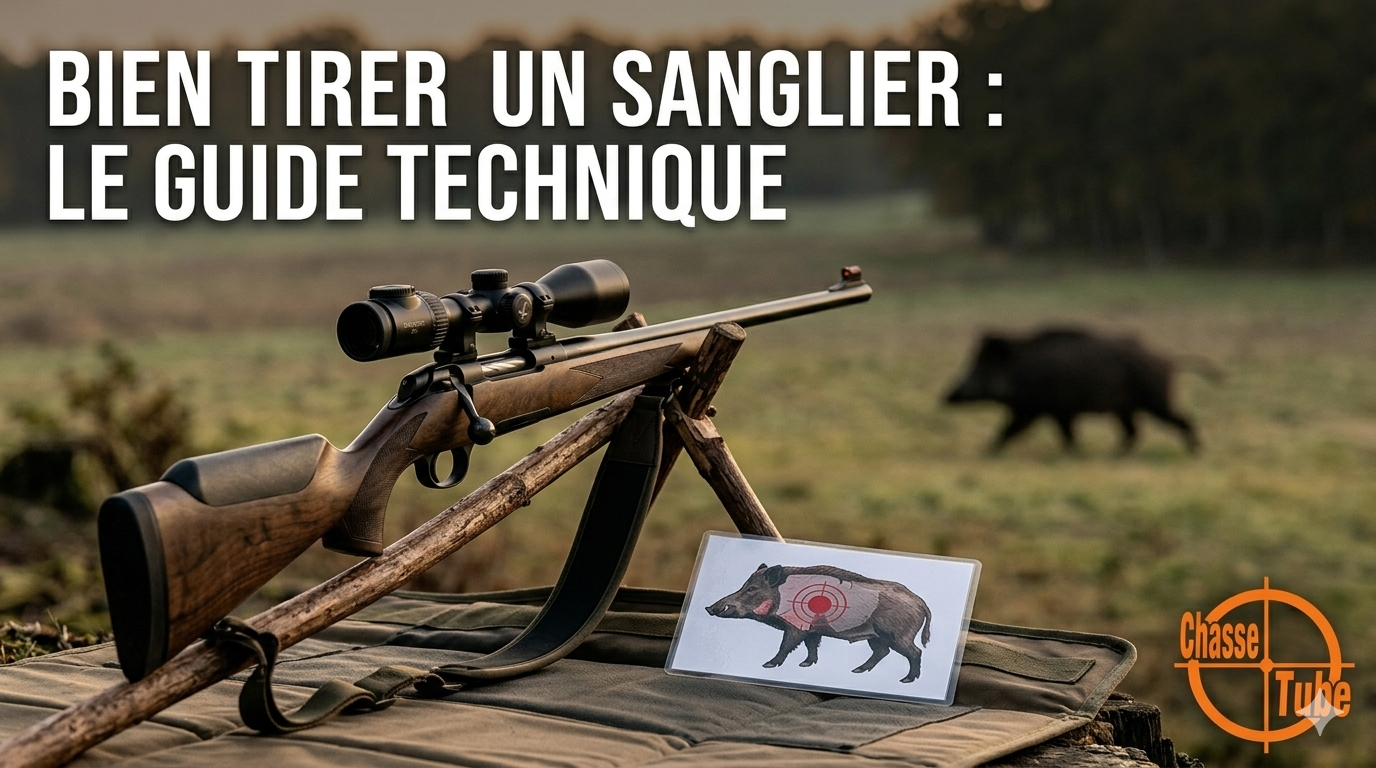 Guide technique pour bien tirer un sanglier à l'affût avec carabine Merkel RX Helix et optique Swarovski