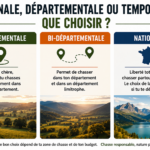choisir permis de chasse nationel ou departemental