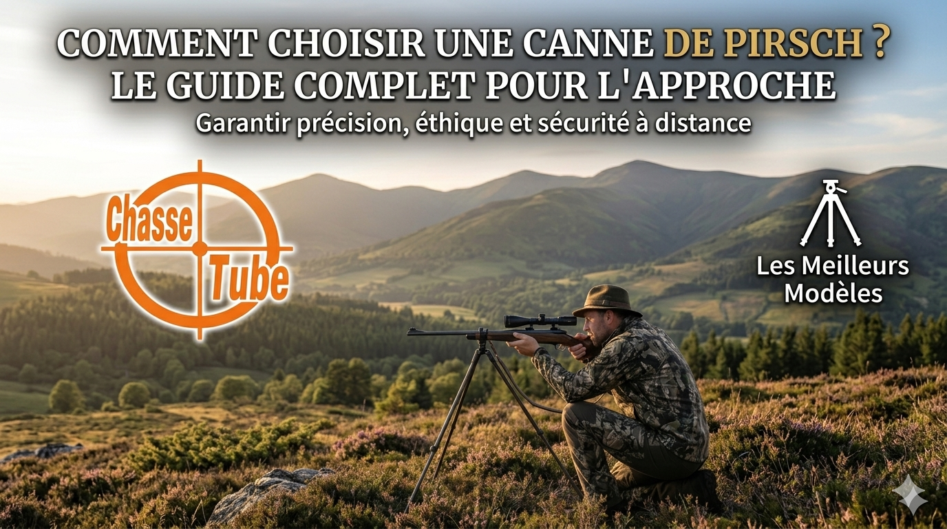 Guide complet pour choisir une canne de pirsch pour la chasse à l'approche - Chasse Tube