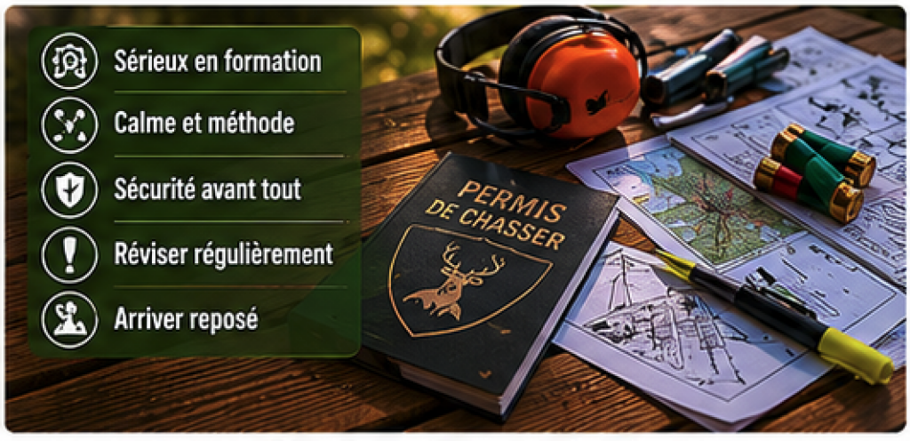 Conseils pour réussir le permis de chasser