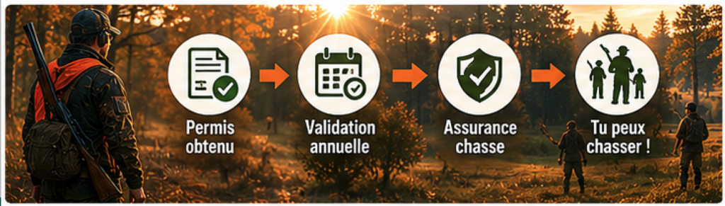 comment faire pour chasser après avoir passé le permis chasse