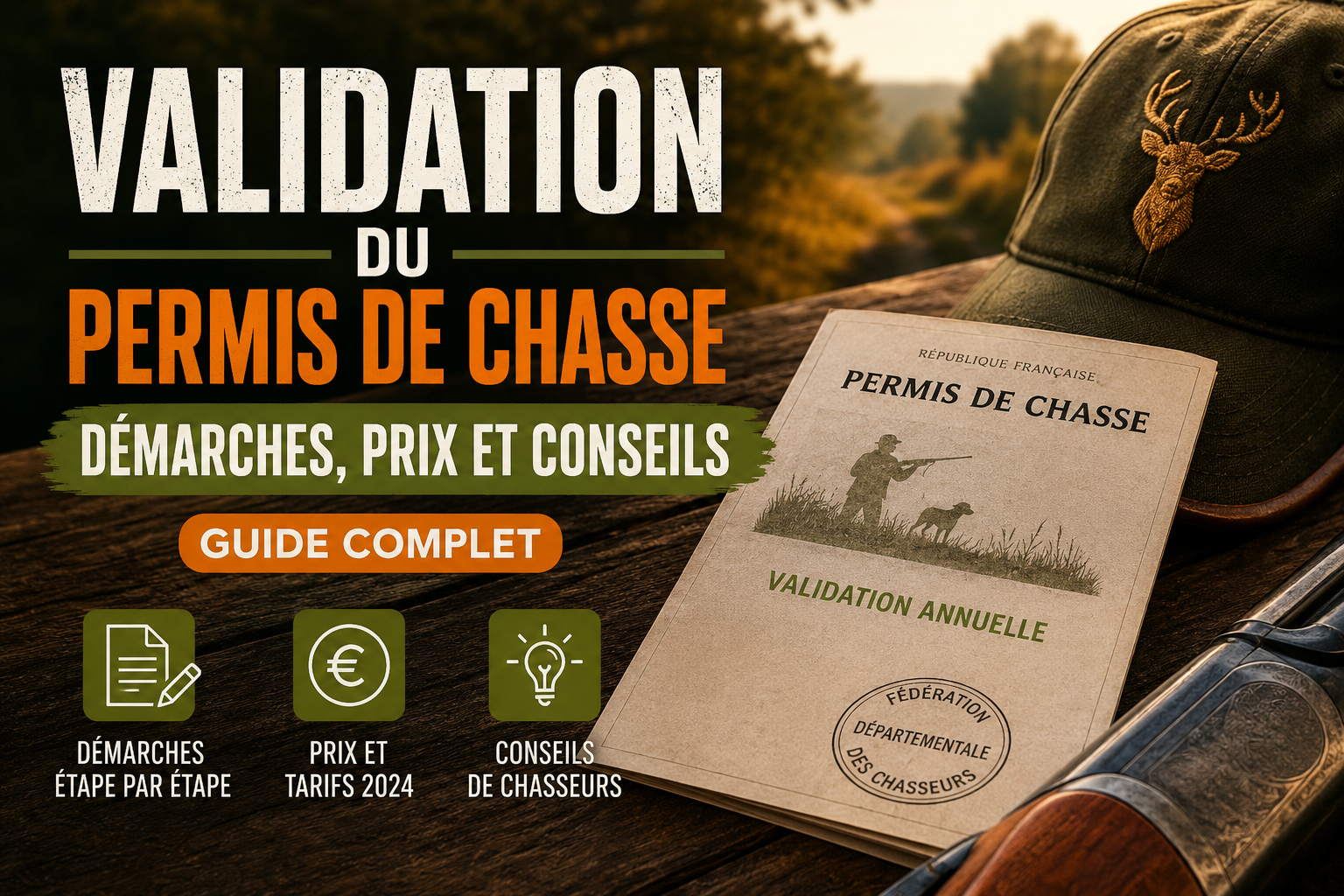 Validation du permis de chasse : démarches, prix et conseils pratiques pour choisir sa validation annuelle
