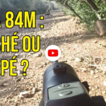Sanglier tiré à la course à 84m