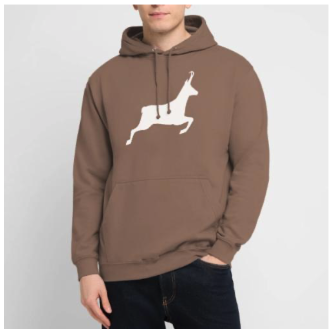 Sweat-shirt capuche Chasseur de Chamois