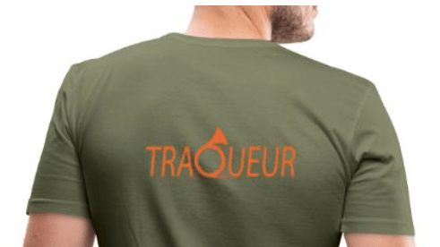 T-shirt personnalisé traqueur