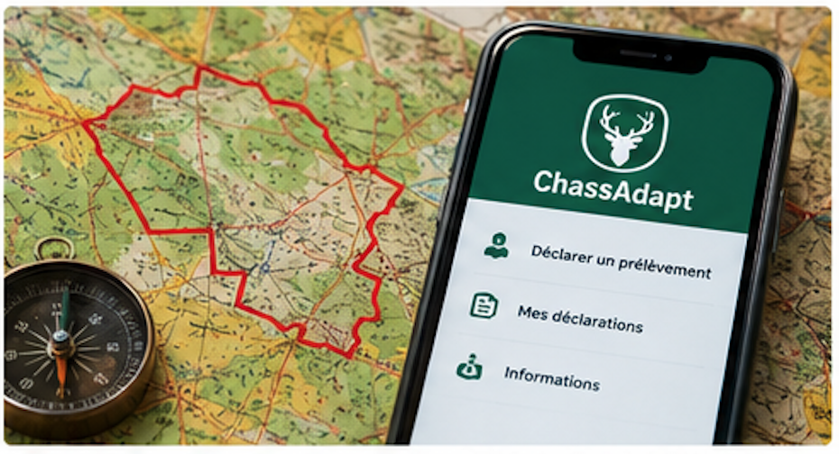 Utiliser l'application chassadapt et respecter les obligations selon les espèces et les arrêtés en vigueur.