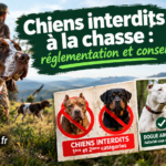 Chiens interdits à la chasse et réglementation