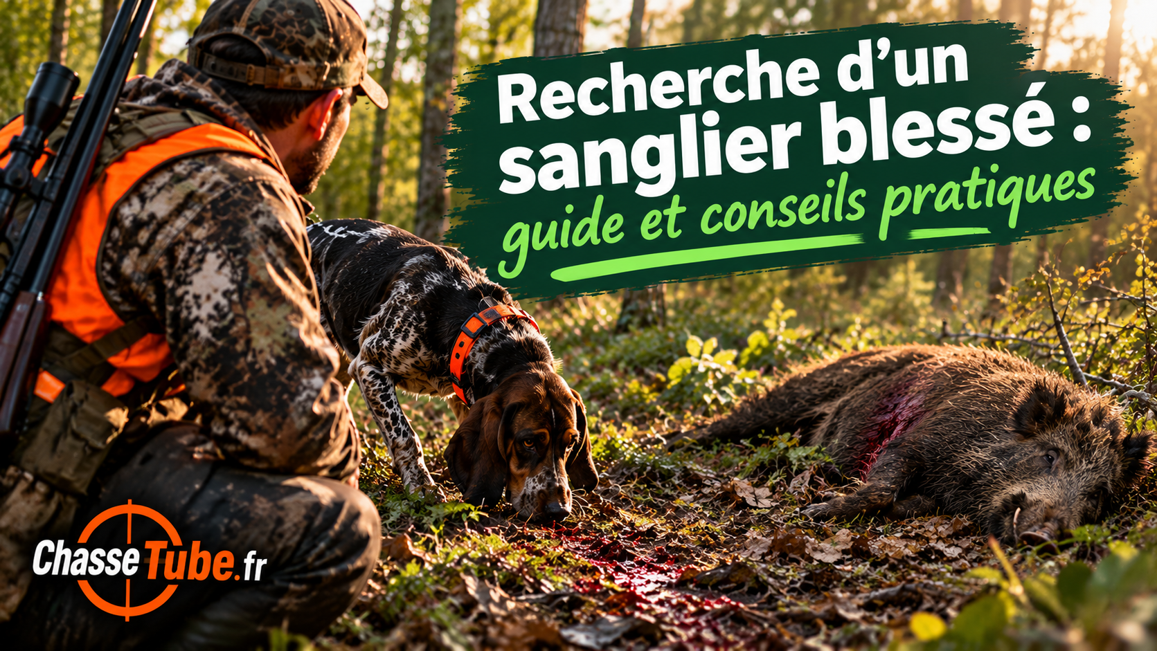 Recherche d'un sanglier blessé : guide et conseils pratiques